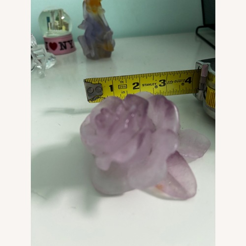 Used Daum Rose Signed Glass Décor for sale on AptDeco