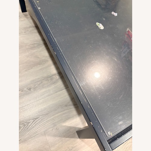 Used Pottery Barn Kids Blue Wood Play Table for sale on AptDeco