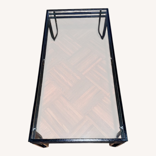 Used Black Metal Coffee Table for sale on AptDeco
