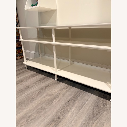 Used West Elm White Wood Media Storage for sale on AptDeco