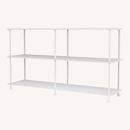 Used West Elm White Wood Media Storage for sale on AptDeco