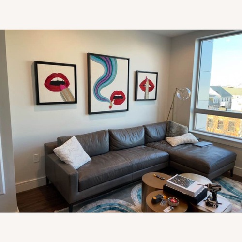 Used Restoration Hardware Modern Italia 2 Piece Sectional for sale on AptDeco