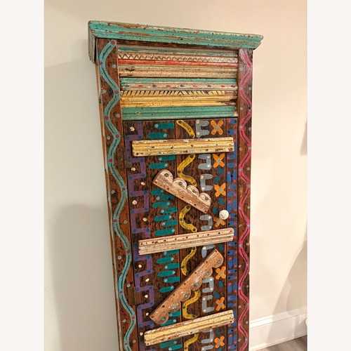 Used Vintage Wood Art Cabinet for sale on AptDeco
