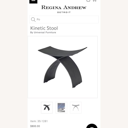 Used Kinetic Stool Modern Sculptural for sale on AptDeco