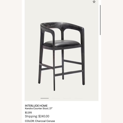 Used Interlude Home Kendra Stools - Set of 4 for sale on AptDeco