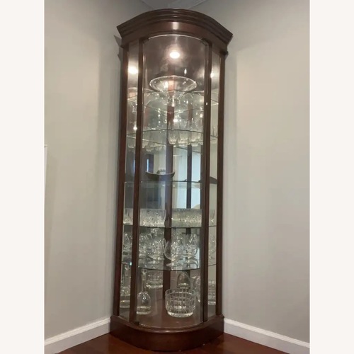 Used Corner Curio Cabinet for sale on AptDeco