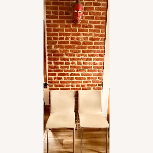 Used Ligne Roset Metal Dining Chairs 2 for sale on AptDeco