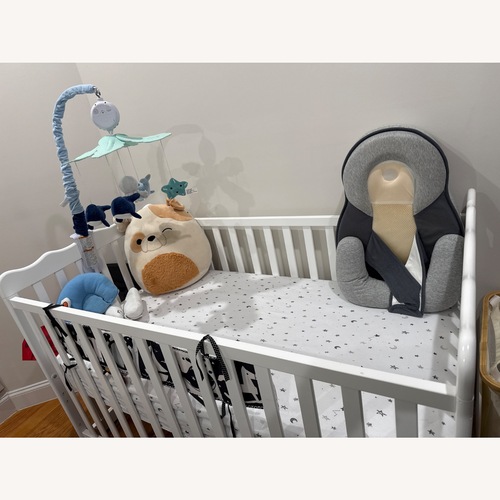 Used Walmart White Crib for sale on AptDeco