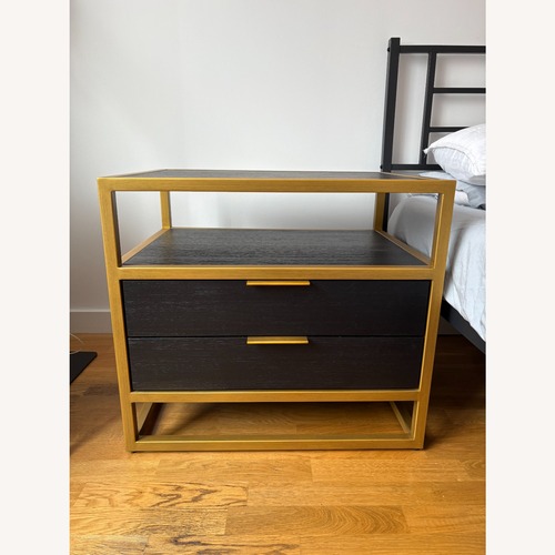 Used Crate & Barrel Oxford Black Wood Dresser for sale on AptDeco