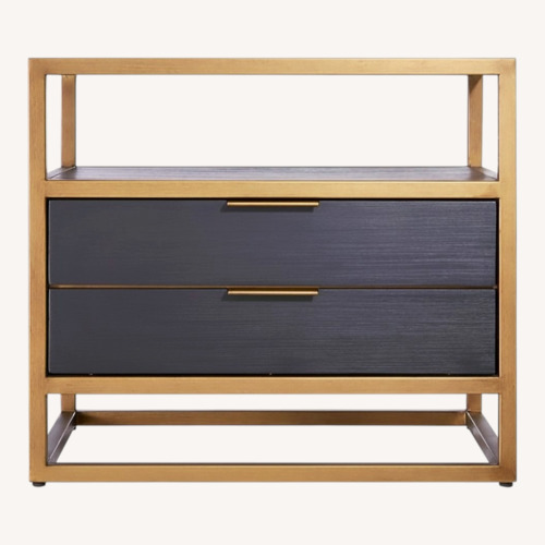 Used Crate & Barrel Oxford Black Wood Dresser for sale on AptDeco