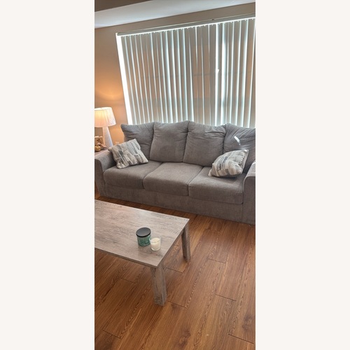 Used Light Gray 3+ Seater Sofa for sale on AptDeco