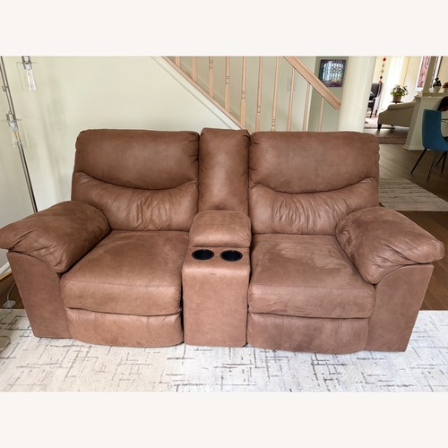 Used Ashley Reclining Loveseat for 2 for sale on AptDeco