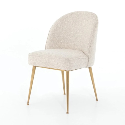 Used Four Hands Natural Fabric Dining Chairs - Set of 8 for sale on AptDeco