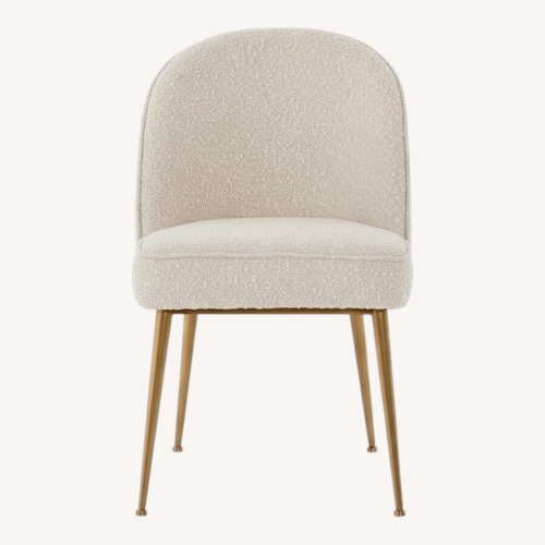 Used Four Hands Natural Fabric Dining Chairs - Set of 8 for sale on AptDeco