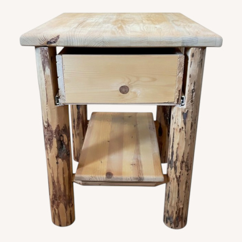 Used Natural Wood Side Tables for sale on AptDeco