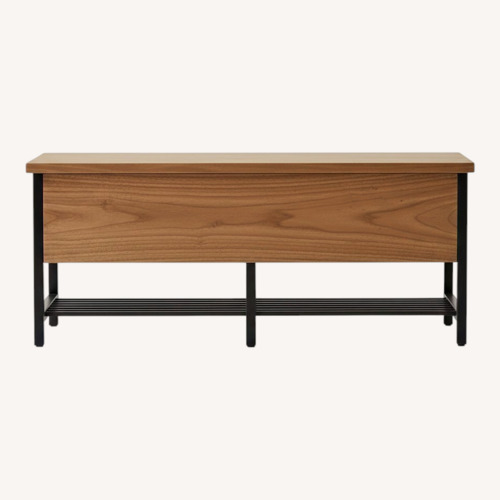 Used Crate & Barrel Teca Storage Trunk-Bench for sale on AptDeco