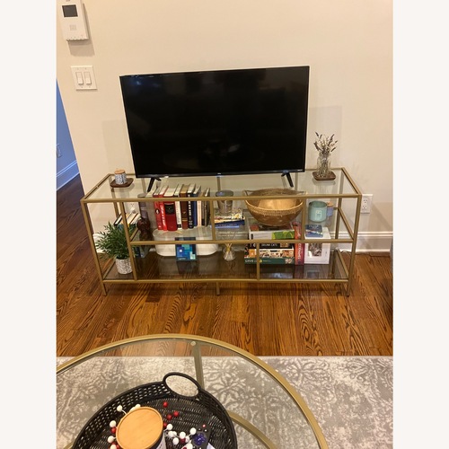 Used AllModern Glass Coffee Table for sale on AptDeco
