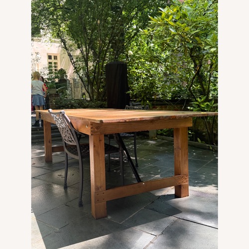 Used Amazon Hercules 10/12 Person Folding Wood Dining Table for sale on AptDeco
