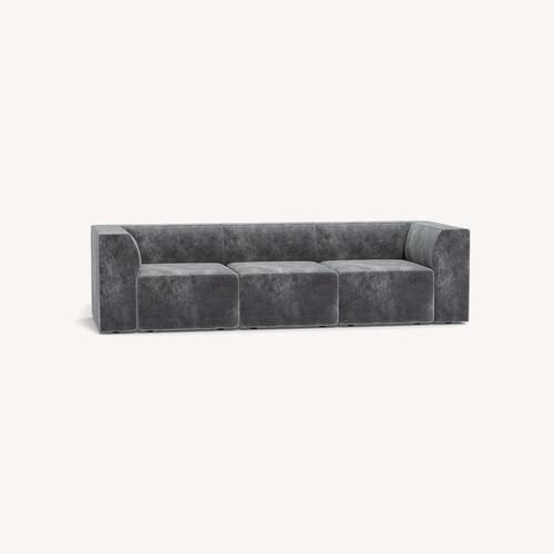 Used Cozey Dark Gray Fabric 3+ Piece Sectional for sale on AptDeco