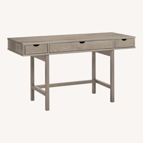 Used Room & Board Ellis 56" Gray Wood Desk for sale on AptDeco