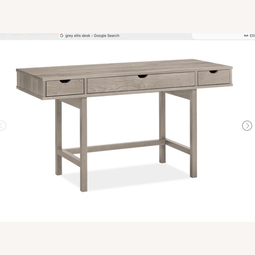 Used Room & Board Ellis 56" Gray Wood Desk for sale on AptDeco