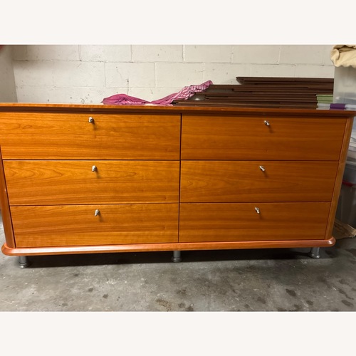 Used Light Brown Wood Dresser for sale on AptDeco
