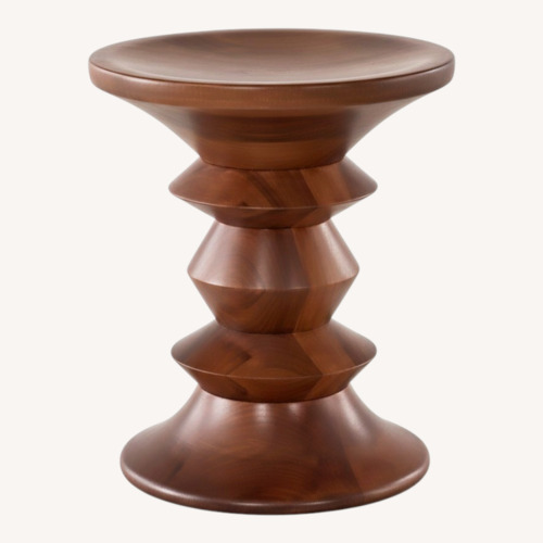 Used Herman Miller Charles and Ray Eames Dark Brown Wood Side Tables for sale on AptDeco