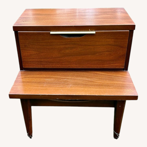 Used CF Kent Co Dark Brown Wood Side Table for sale on AptDeco