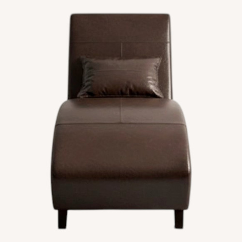 Used Vintage/Antique Dark Brown Chaise Lounge for sale on AptDeco