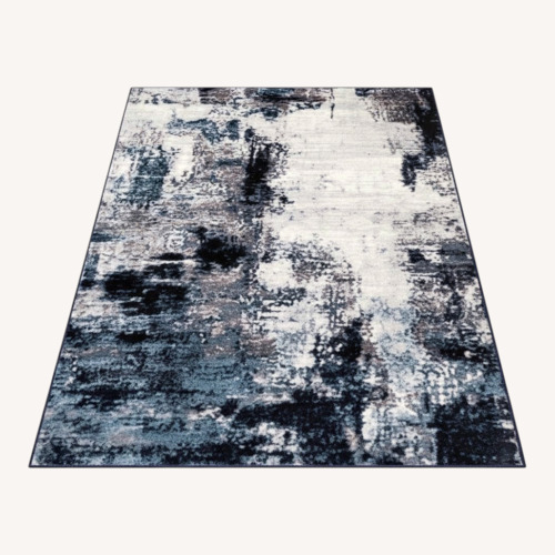 Used Wayfair Abstract Fabric Area Rug 6' x 9' for sale on AptDeco