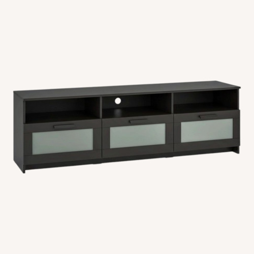 Used IKEA BRIMNES Black Media Storage for sale on AptDeco