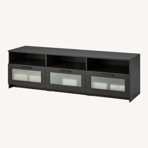 Used IKEA BRIMNES Black Media Storage for sale on AptDeco