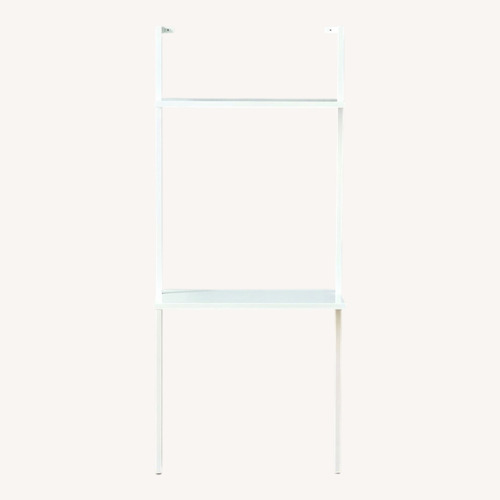 Used CB2 Stairway White Wood Desk for sale on AptDeco