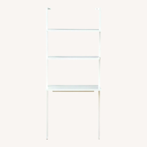 Used CB2 Stairway White Wood Desk for sale on AptDeco