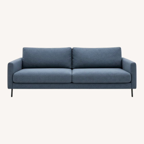 Used AllModern Blue Fabric 3+ Seater Sofa for sale on AptDeco