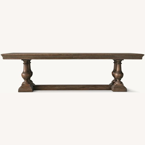 Used Restoration Hardware St. James Dark Brown Wood Dining Table for sale on AptDeco