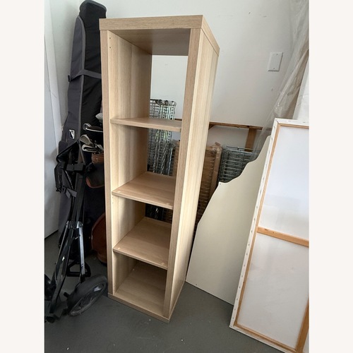 Used Light Brown Wood Bookcase for sale on AptDeco