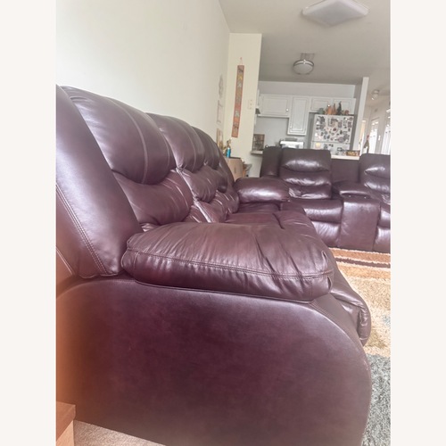Used Ashley Furniture Dark Brown 3 Seater Sofa for sale on AptDeco