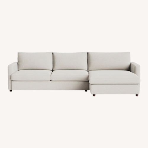Used Bassett Allure Chaise Sectional for sale on AptDeco