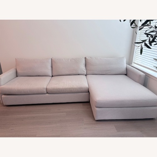 Used Bassett Allure Chaise Sectional for sale on AptDeco