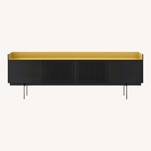 Used Lumens Dark Brown Wood Sideboard for sale on AptDeco