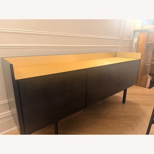 Used Lumens Dark Brown Wood Sideboard for sale on AptDeco
