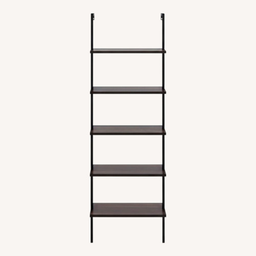 Used Article Dark Brown Wood Bookcases for sale on AptDeco