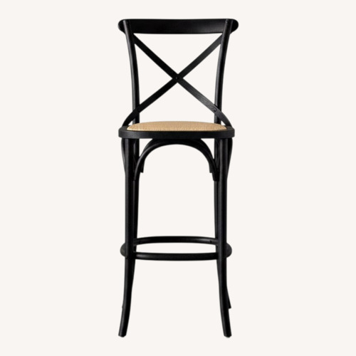 Used Restoration Hardware Dark Brown Metal Stool for sale on AptDeco