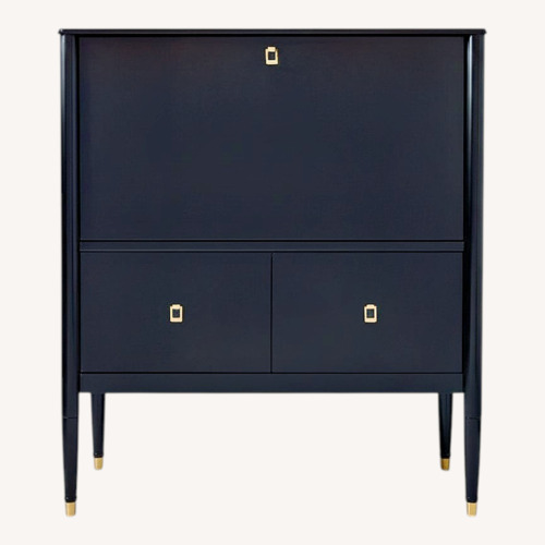Used Williams Sonoma Black Wood Sideboard for sale on AptDeco