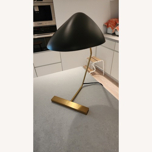Used West Elm Curvilinear Mid-Century Table Lamp 20" for sale on AptDeco