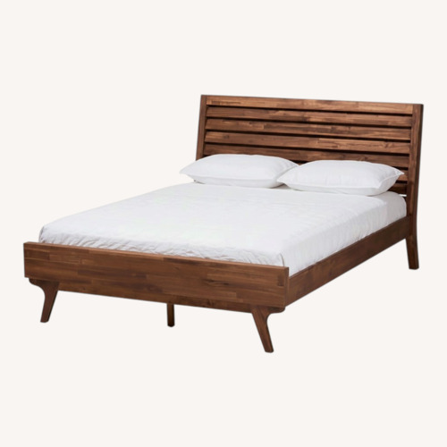 Used Mercury Row Midcentury Modern Queen Bed Frame for sale on AptDeco