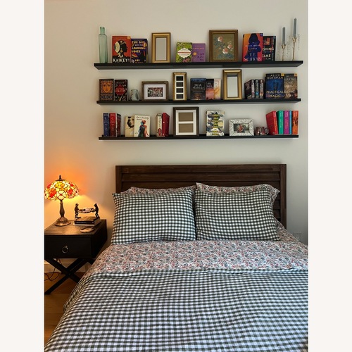 Used Mercury Row Midcentury Modern Queen Bed Frame for sale on AptDeco