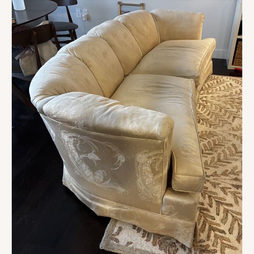 Used Drexel Heritage 1980s Postmodern Curved Sofa Frame for sale on AptDeco