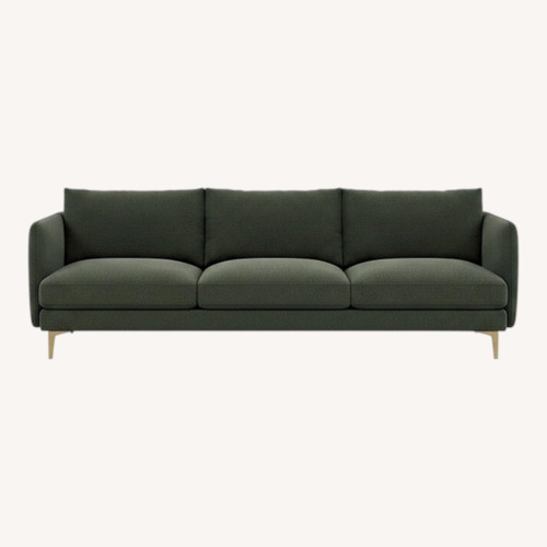 Used Interior Define Marlow Green Fabric 3+ Seater Sofas for sale on AptDeco